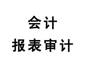 會(huì)計(jì)報(bào)表審計(jì)